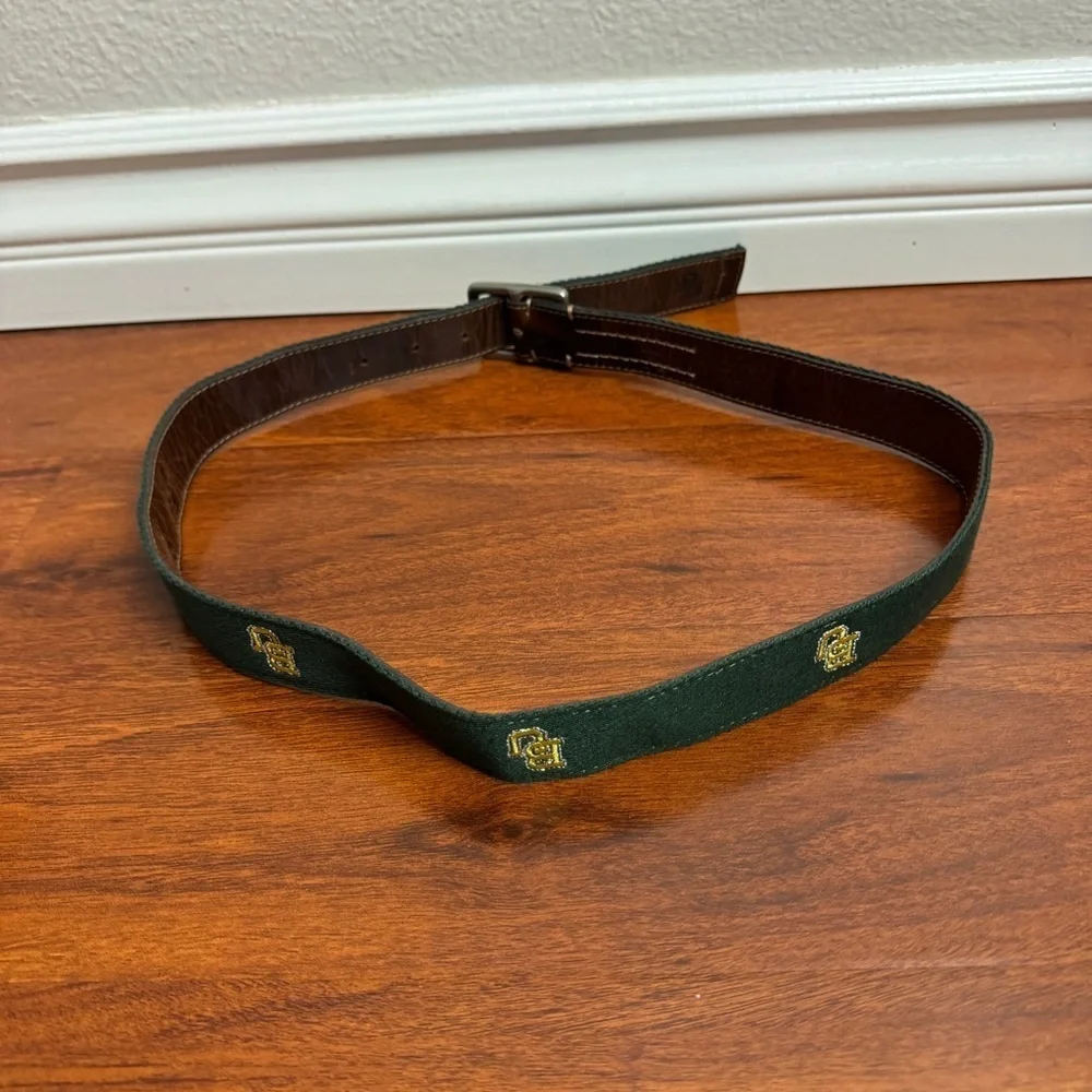 BU Baylor Belt Vintage Size 34